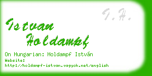 istvan holdampf business card