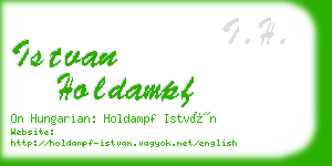 istvan holdampf business card